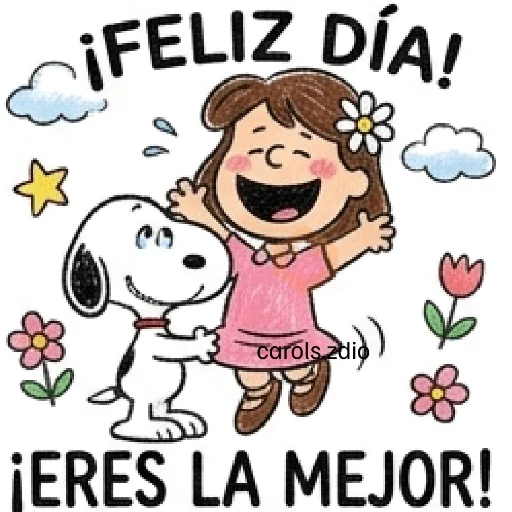 Día de las Madres Snoopy 💐🌷
