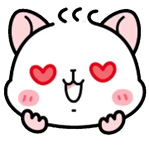 Emojis animados Hamster ❤️💛 preview