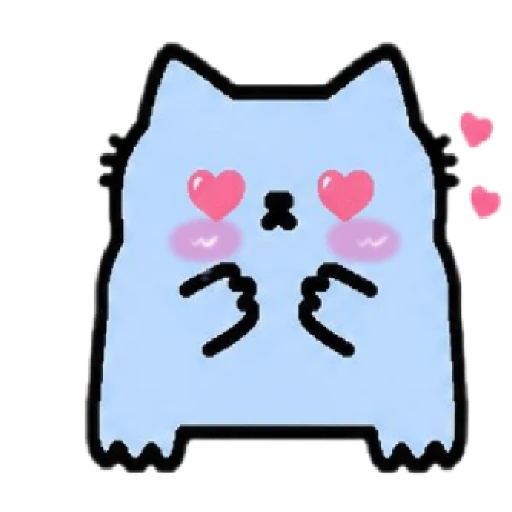 Nub Cat Kawaii Emojis✨💙🐾