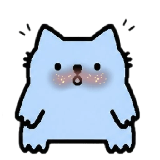 Nub Cat Kawaii Emojis✨💙🐾