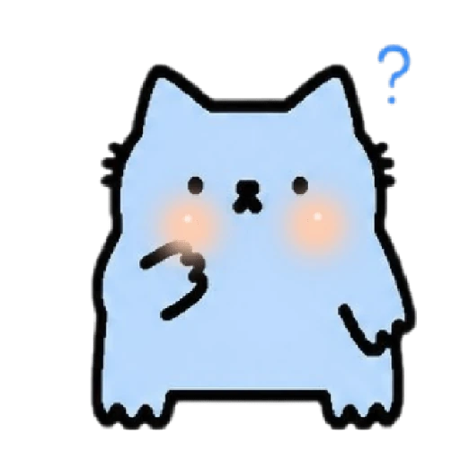 Nub Cat Kawaii Emojis✨💙🐾