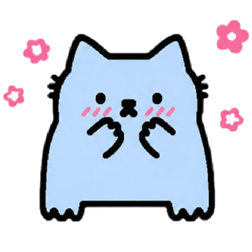 Nub Cat Kawaii Emojis✨💙🐾