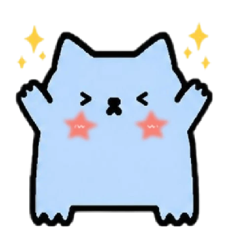 Nub Cat Kawaii Emojis✨💙🐾