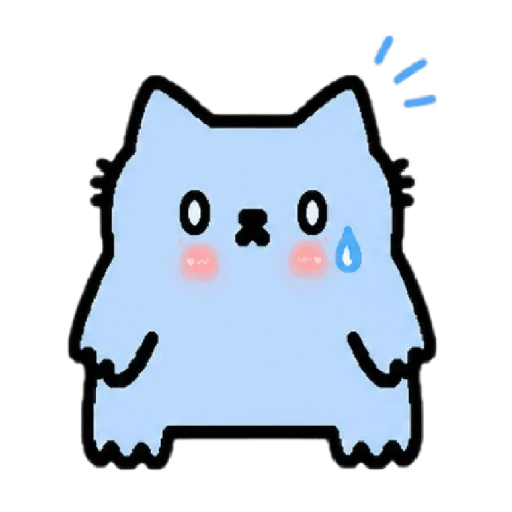 Nub Cat Kawaii Emojis✨💙🐾
