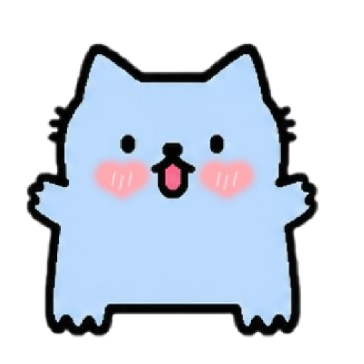 Nub Cat Kawaii Emojis✨💙🐾