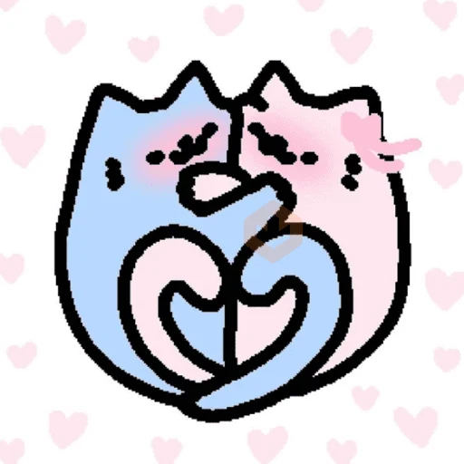 Sillynubcat sticker 20