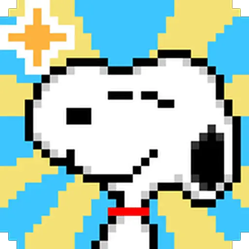 Snoopy pixel animado U⁠^⁠ｪ⁠^⁠U