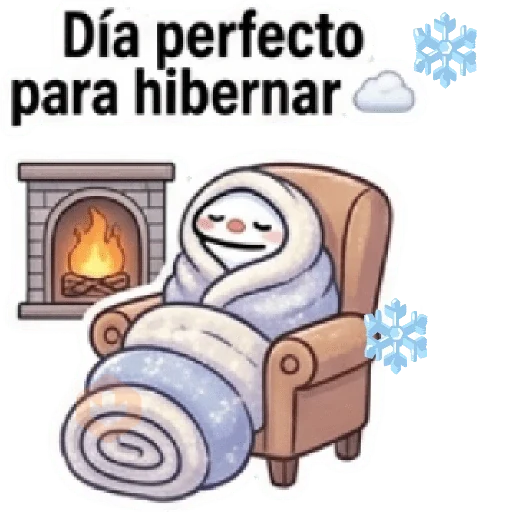 Frío,Invierno Extremo FLORK❄❄ sticker 19