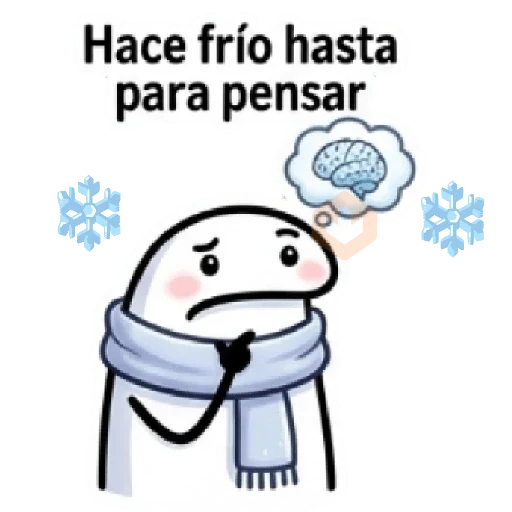 Frío,Invierno Extremo FLORK❄❄ sticker 12