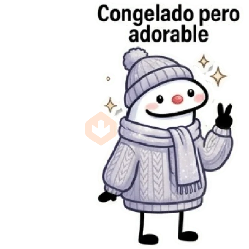 Frío,Invierno Extremo FLORK❄❄ sticker 20