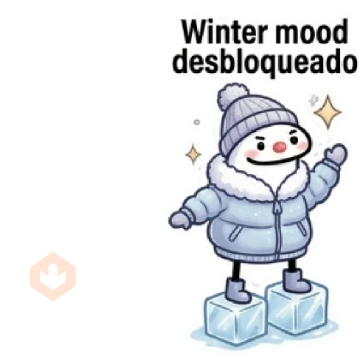 Frío,Invierno Extremo FLORK❄❄ sticker 25