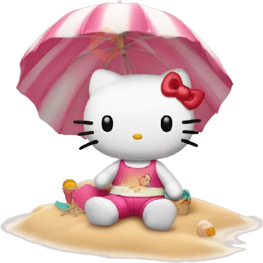 Hello Kitty Emoji Iphone sticker 11
