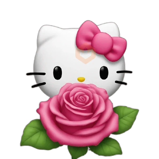 Hello Kitty Emoji Iphone sticker 21