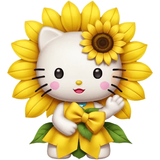 Hello Kitty Emoji Iphone sticker 17