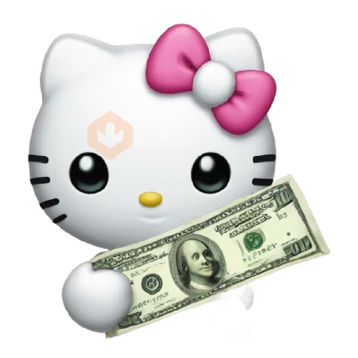 Hello Kitty Emoji Iphone sticker 20