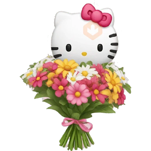 Hello Kitty Emoji Iphone sticker 18
