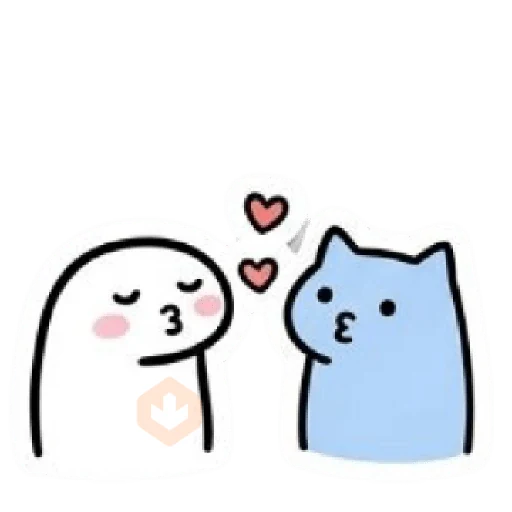 Nub nub cat y Flork🐾✨ sticker 12