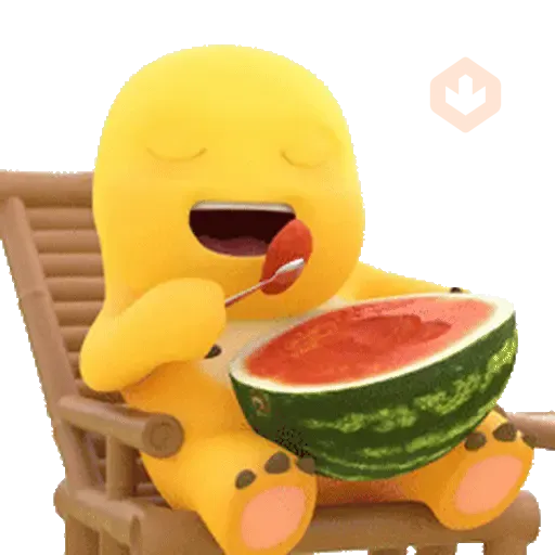 Nailong Dino Kuning 🟡🍉🌱 sticker 13