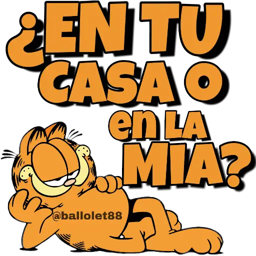 GARFIELD Twitter @ballolet88 