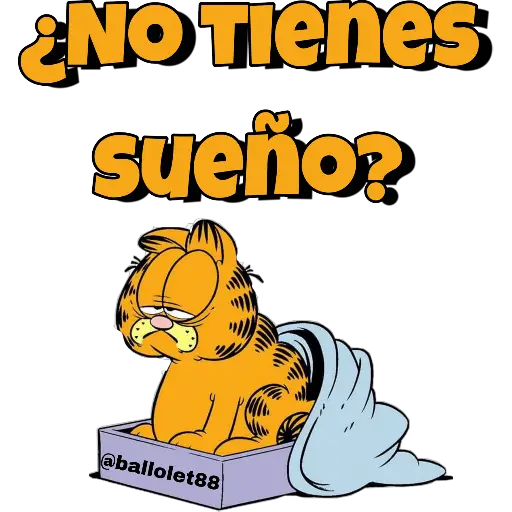 GARFIELD Twitter @ballolet88 