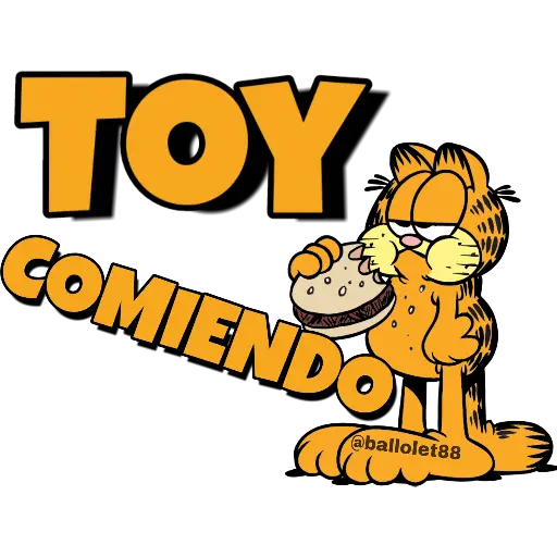 GARFIELD Twitter @ballolet88 