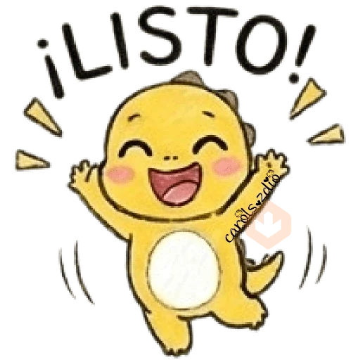 Nailong Dino Kuning Bebé 👶🏻🪁 sticker 13