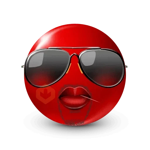 Red Emojis 🔴✨ sticker 11