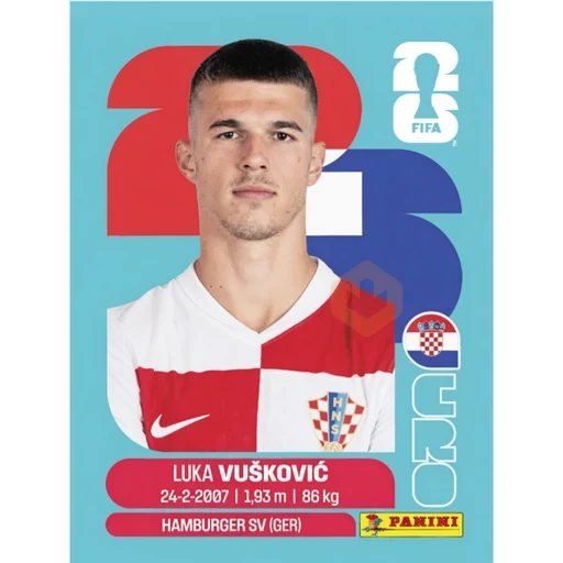Stickers del Mundial 2026 Croacia 🇭🇷 sticker 17