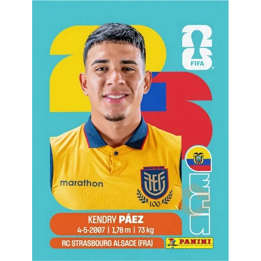 Stickers del Mundial 2026 Ecuador 🇪🇨 sticker 12