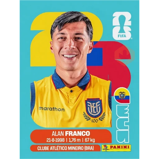 Stickers del Mundial 2026 Ecuador 🇪🇨 sticker 13