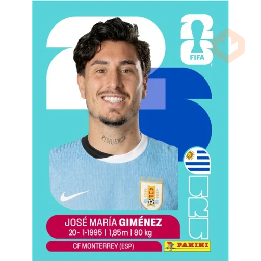 Stickers del Mundial 2026 Uruguay 🇺🇾 sticker 19