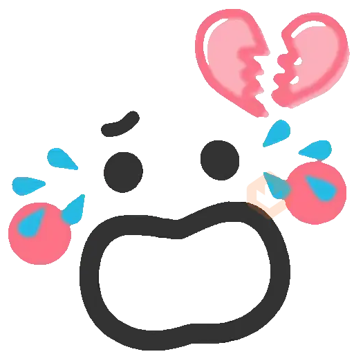 Face Emojis Animados ◍⁠•⁠ᴗ⁠•⁠◍ sticker 17