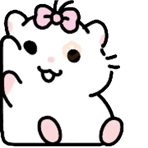 Hámster emojis 🐹🩷 XDXD sticker 13