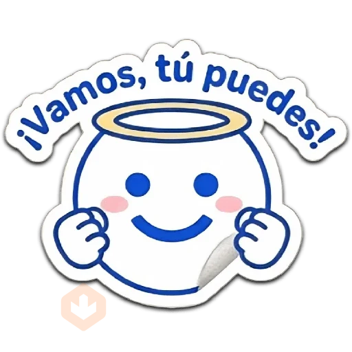 Stickerly Emojis 💙🤍 sticker 12