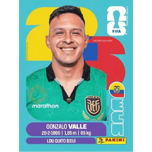 Ecuador Fútbol ⚽️Estampas sticker 16