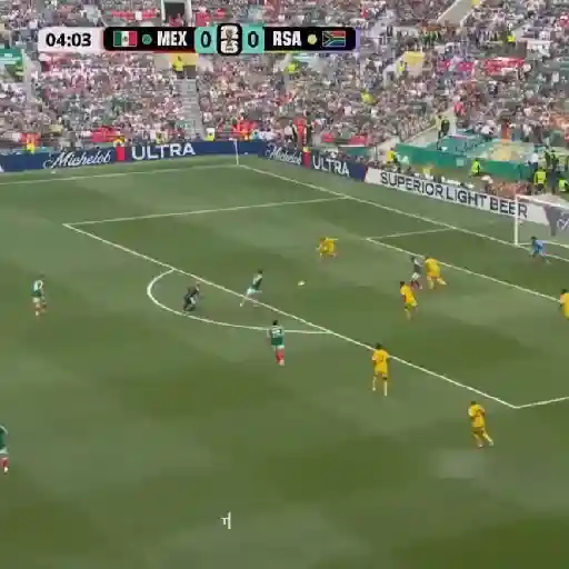 México vs Sudáfrica Mundial 26 sticker 17