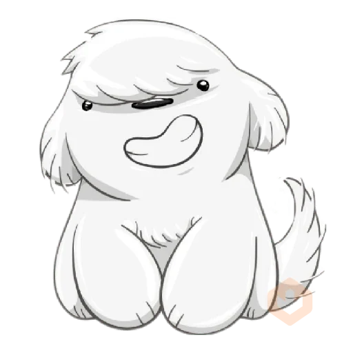cute dog sticker 21