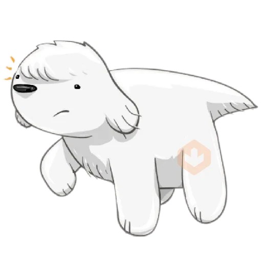 cute dog sticker 29