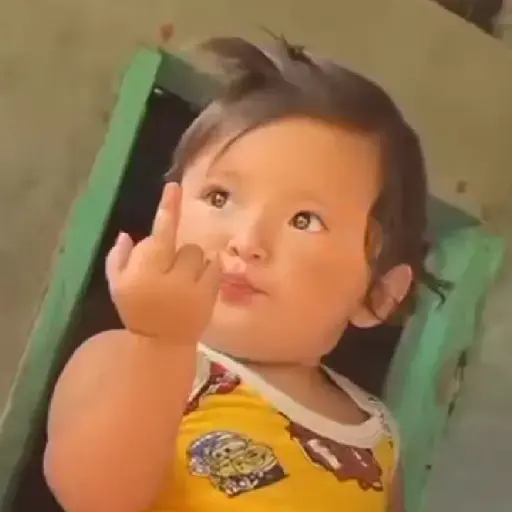 Niños groseros 🖕🏻Dedo🔥 sticker 11
