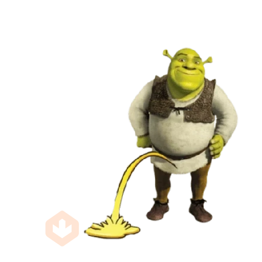 shrek shitpost sticker 12