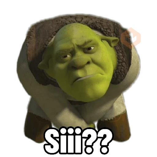 shrek shitpost sticker 27