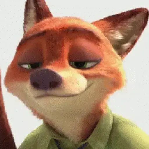 🦊👮🏻‍♂️NICK WILDE~Zootopia👮🏻‍♂️🦊 sticker 17
