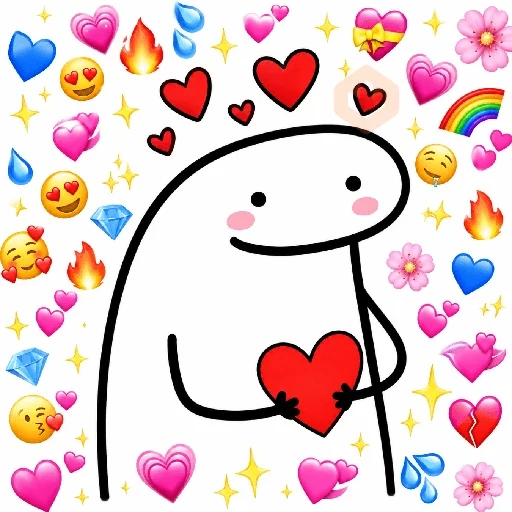 💞💖 AMOR 15 🧦 FLORK 💖💞 sticker 15