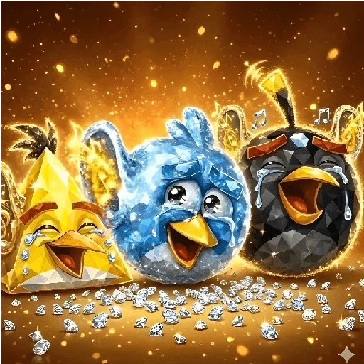 angry birds👂💎Memes🔥 sticker 16