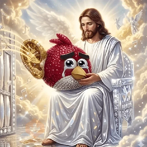 angry birds👂💎Memes🔥 sticker 12