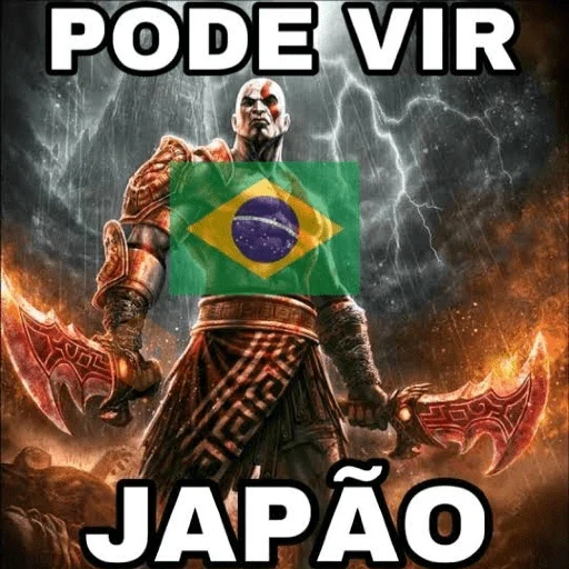 BRASIL X JAPÃO MEMES sticker 16
