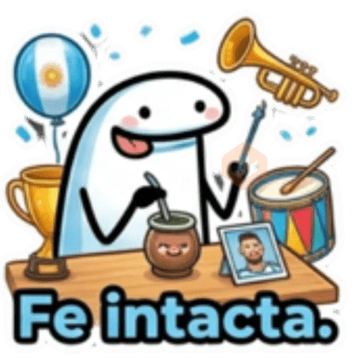FLORK "CÁBALA MESSI" 🇦🇷🐐🧉⚽🏆 sticker 11