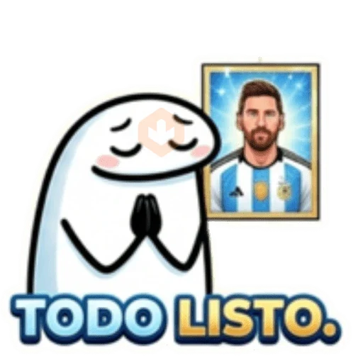FLORK "CÁBALA MESSI" 🇦🇷🐐🧉⚽🏆 sticker 26