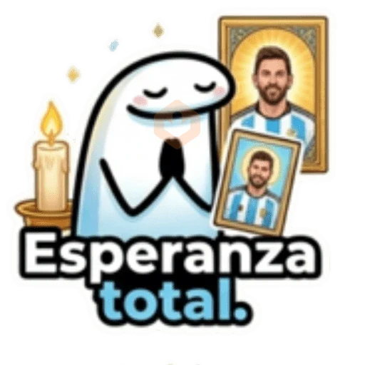 FLORK "CÁBALA MESSI" 🇦🇷🐐🧉⚽🏆 sticker 13