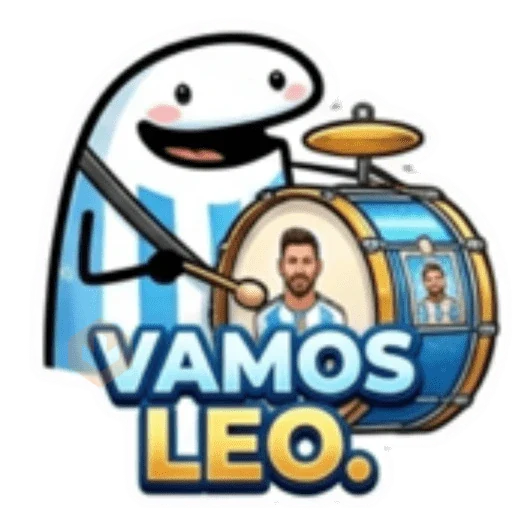 FLORK "CÁBALA MESSI" 🇦🇷🐐🧉⚽🏆 sticker 19